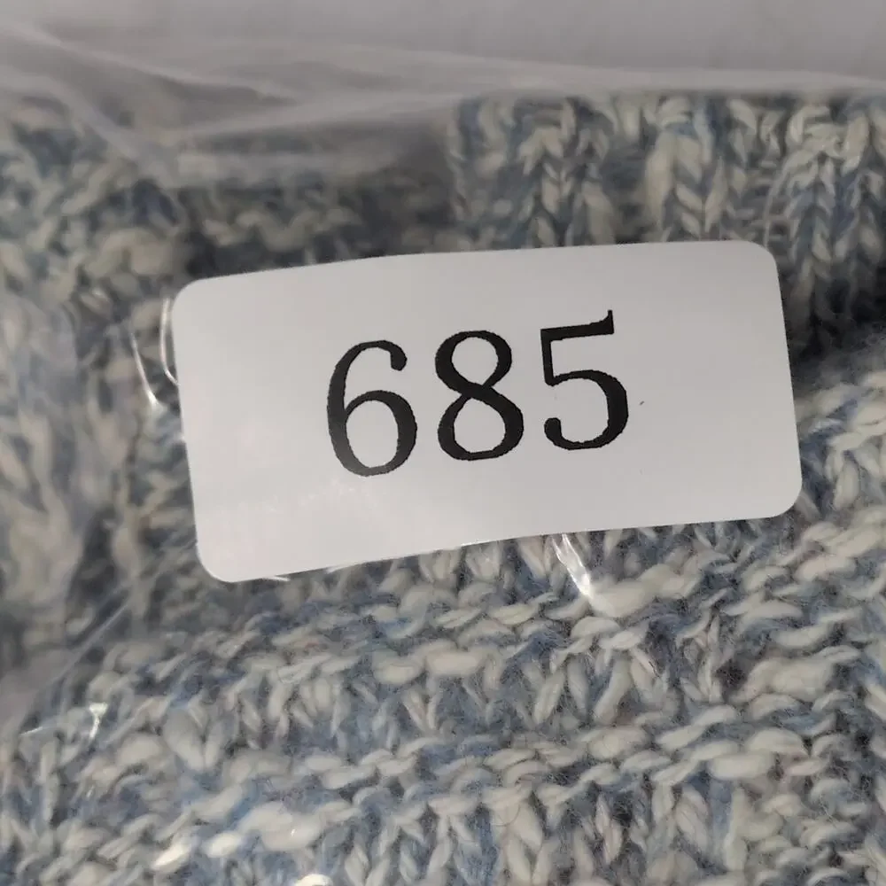 Pen West by Pendleton Sweater Men’s M Blue Gray Knit V-Neck Wool Cotton USA VTG